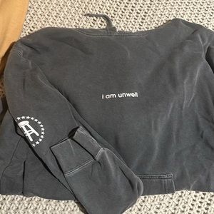 I Am Unwell gray sweatshirt barstool sports